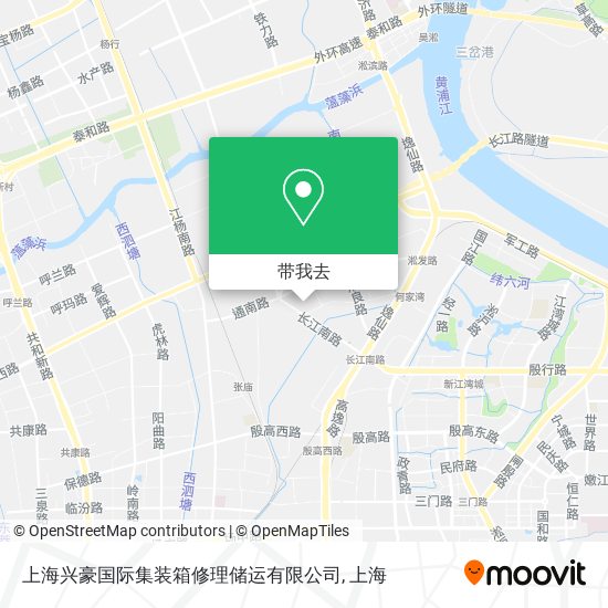 上海兴豪国际集装箱修理储运有限公司地图
