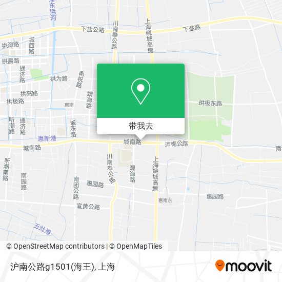 沪南公路g1501(海王)地图