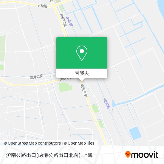 沪南公路出口(两港公路出口北向)地图
