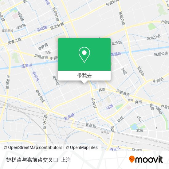 鹤槎路与嘉前路交叉口地图