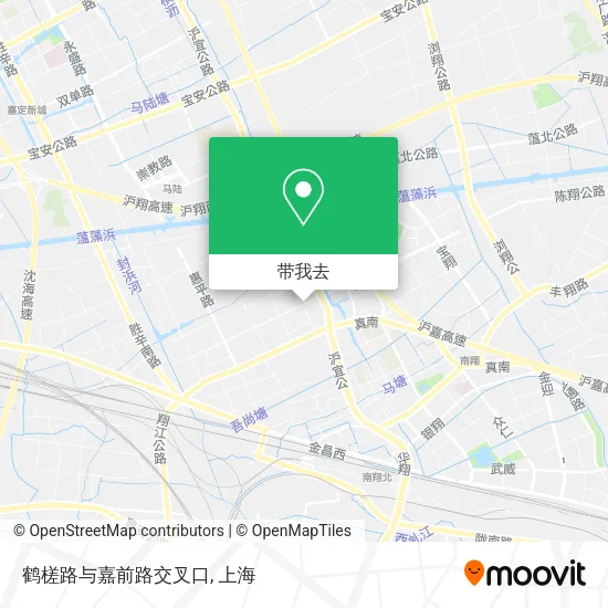 鹤槎路与嘉前路交叉口地图