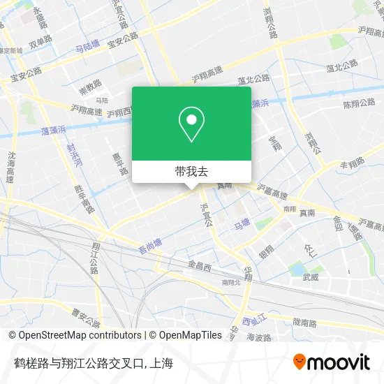 鹤槎路与翔江公路交叉口地图