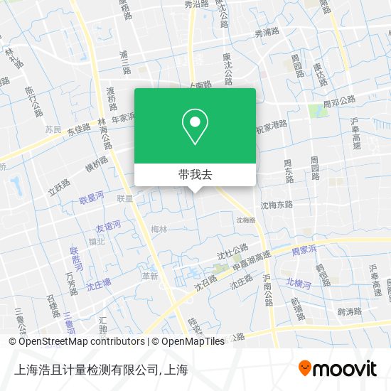 上海浩且计量检测有限公司地图
