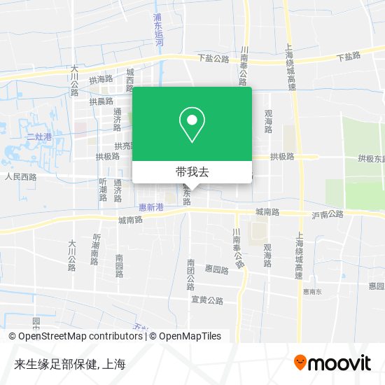 来生缘足部保健地图