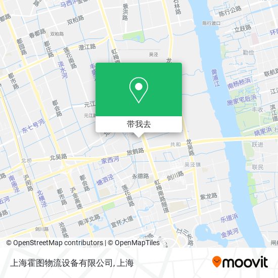 上海霍图物流设备有限公司地图