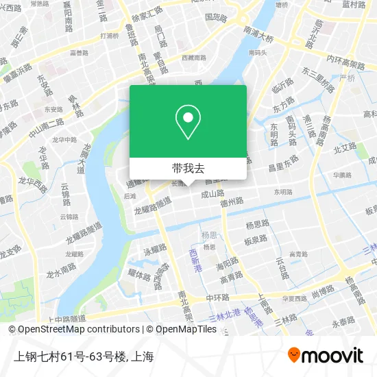 上钢七村61号-63号楼地图