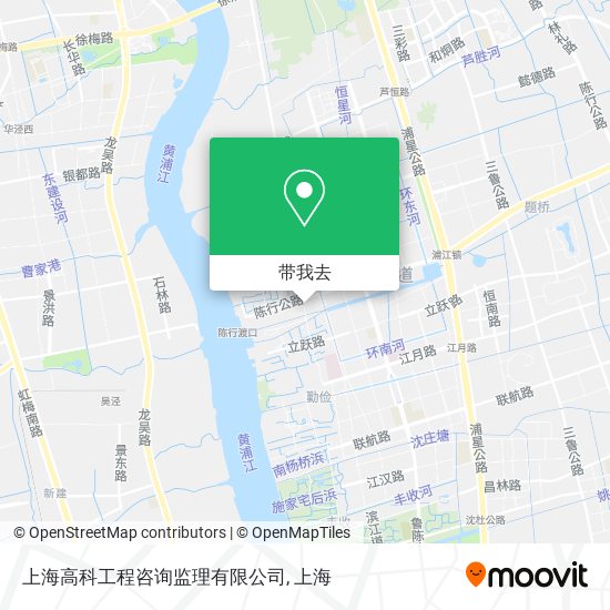上海高科工程咨询监理有限公司地图