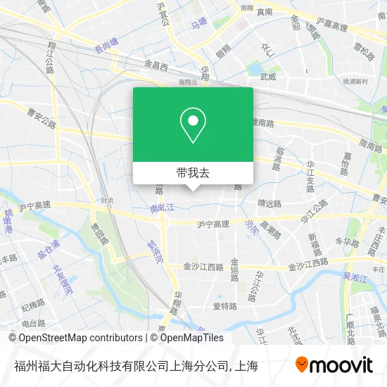 福州福大自动化科技有限公司上海分公司地图