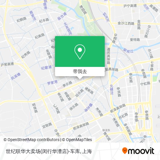 世纪联华大卖场(闵行华漕店)-车库地图