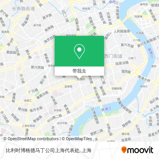 比利时博格德马丁公司上海代表处地图