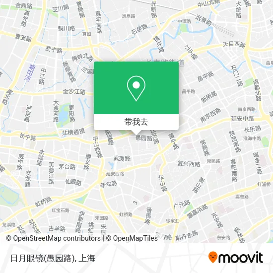 日月眼镜(愚园路)地图
