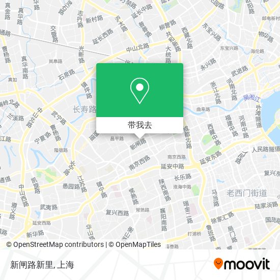 新闸路新里地图