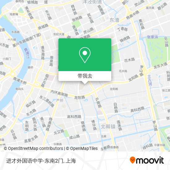 进才外国语中学-东南2门地图