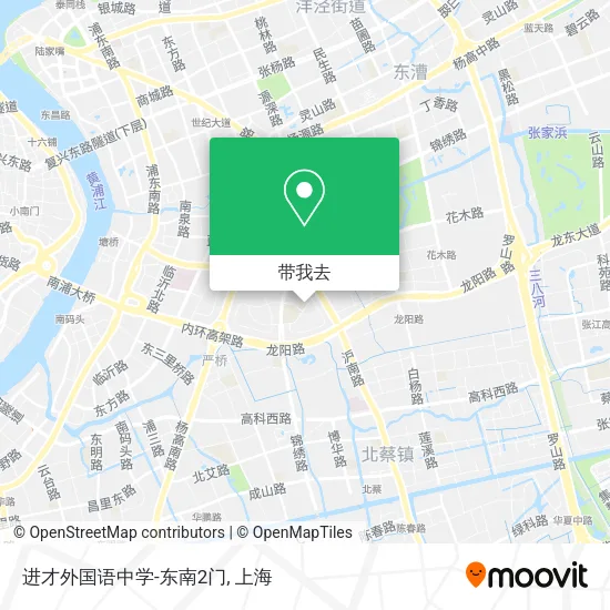 进才外国语中学-东南2门地图