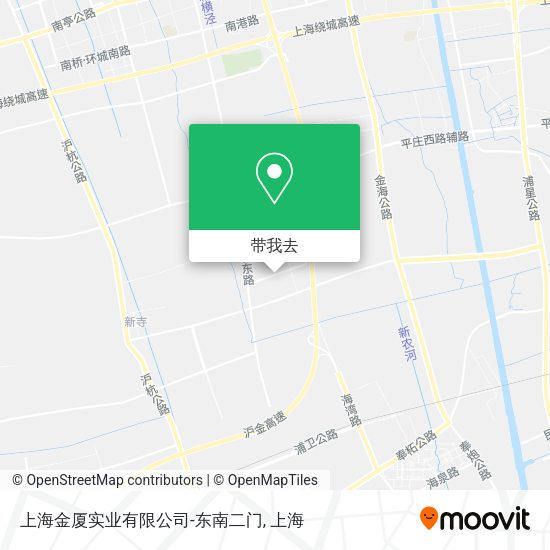 上海金厦实业有限公司-东南二门地图