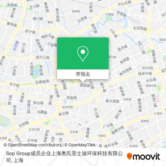Sop Group成员企业上海奥氏亚士迪环保科技有限公司地图