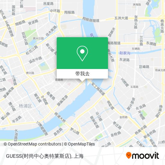 GUESS(时尚中心奥特莱斯店)地图