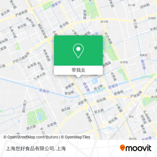 上海您好食品有限公司地图