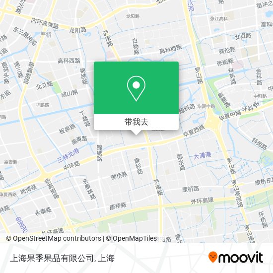 上海果季果品有限公司地图