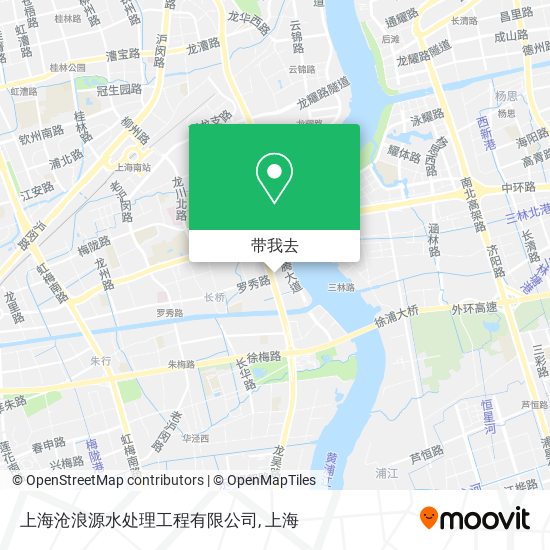 上海沧浪源水处理工程有限公司地图