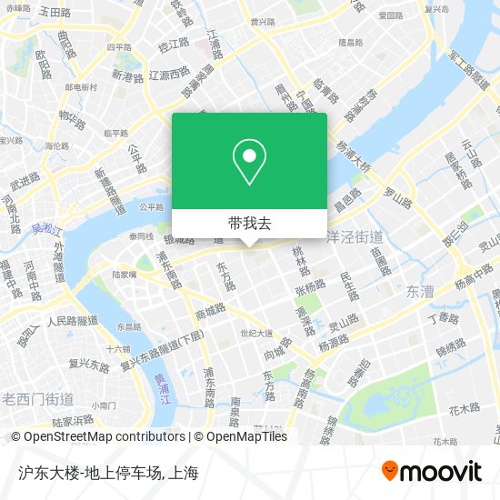 沪东大楼-地上停车场地图