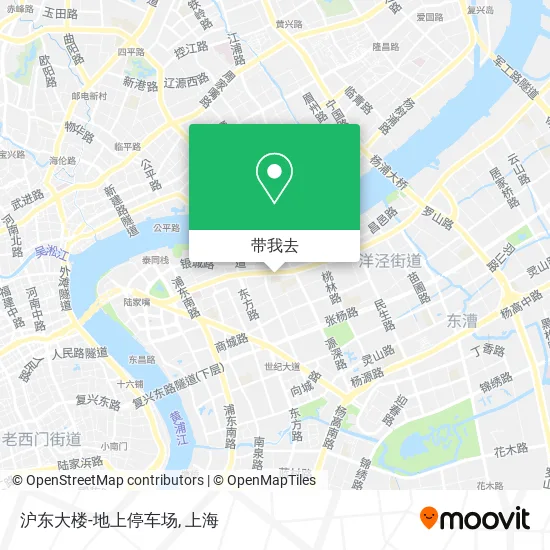 沪东大楼-地上停车场地图
