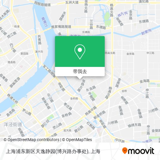 上海浦东新区天逸静园(博兴路办事处)地图