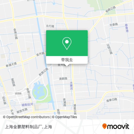 上海金鹏塑料制品厂地图