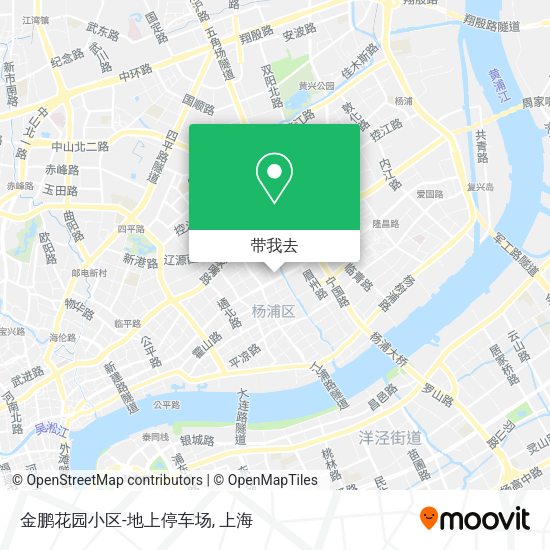 金鹏花园小区-地上停车场地图