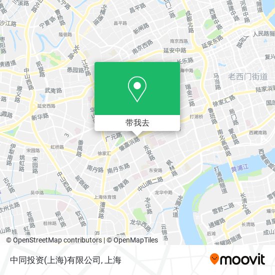 中同投资(上海)有限公司地图