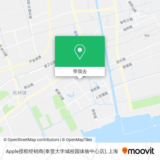 Apple授权经销商(奉贤大学城校园体验中心店)地图