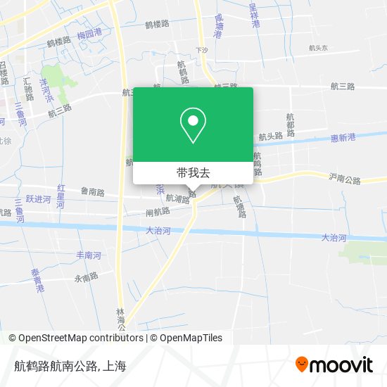 航鹤路航南公路地图