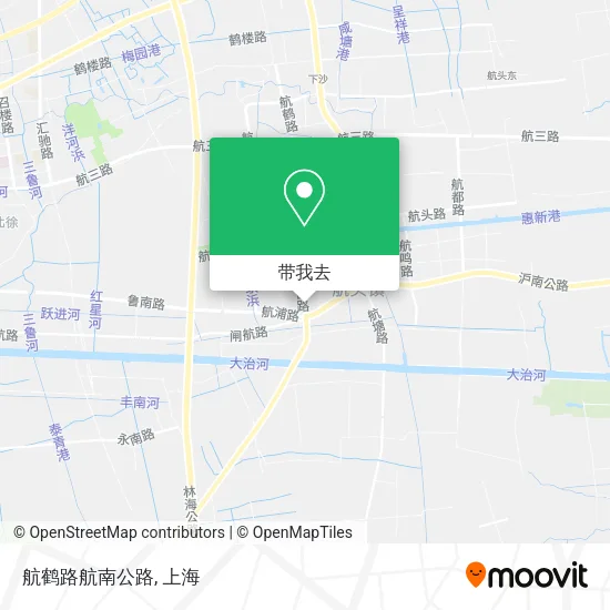 航鹤路航南公路地图