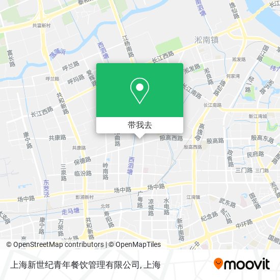 上海新世纪青年餐饮管理有限公司地图