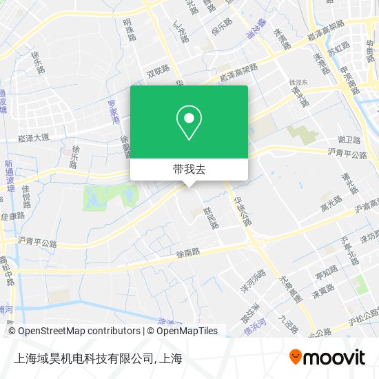 上海域昊机电科技有限公司地图