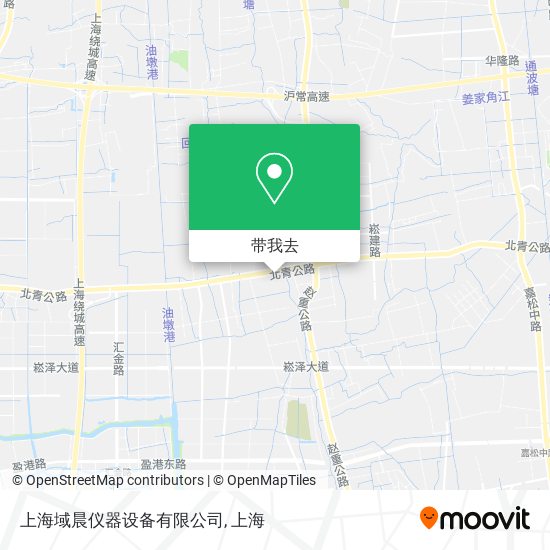 上海域晨仪器设备有限公司地图