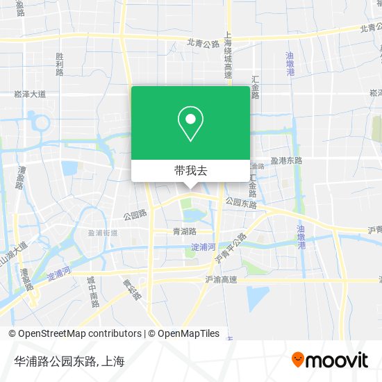 华浦路公园东路地图