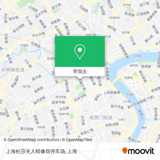 上海杜莎夫人蜡像馆停车场地图