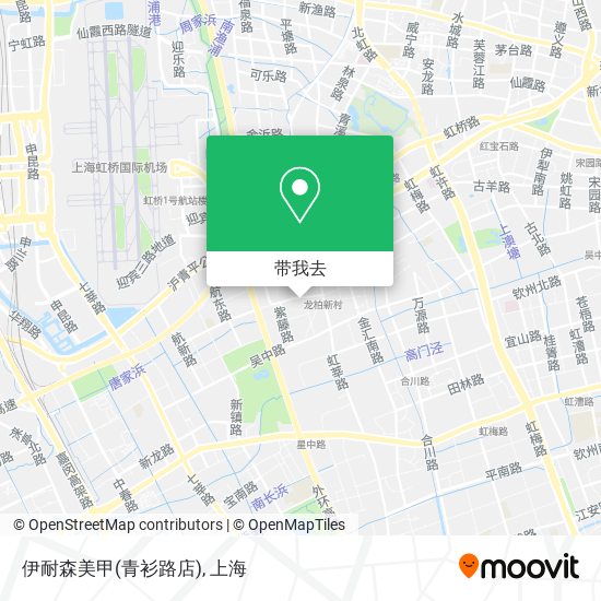 伊耐森美甲(青衫路店)地图