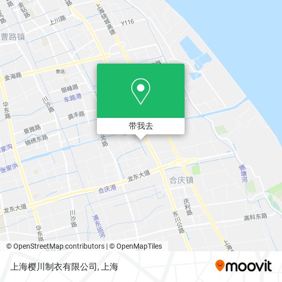 上海樱川制衣有限公司地图