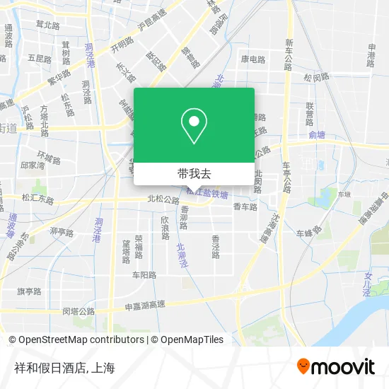 祥和假日酒店地图