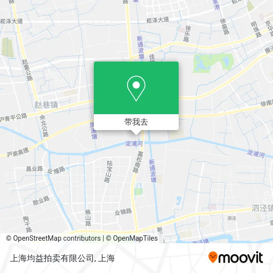 上海均益拍卖有限公司地图