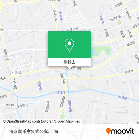 上海喜鹊乐家复式公寓地图