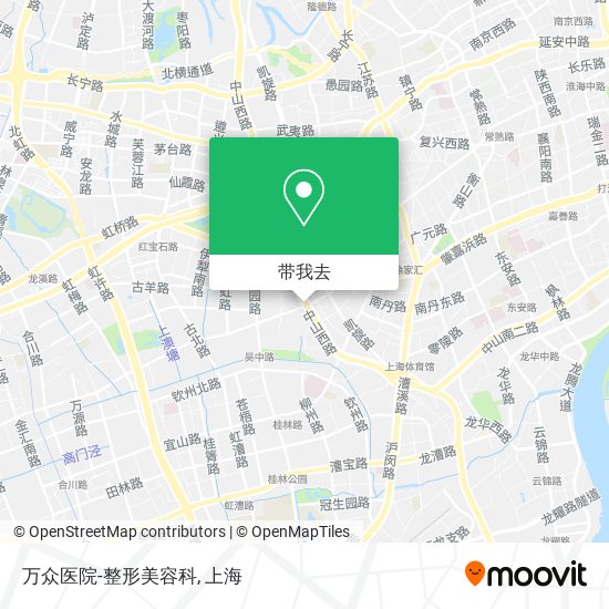万众医院-整形美容科地图