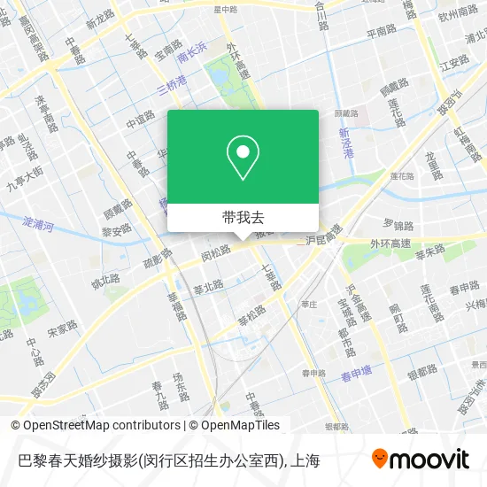巴黎春天婚纱摄影(闵行区招生办公室西)地图