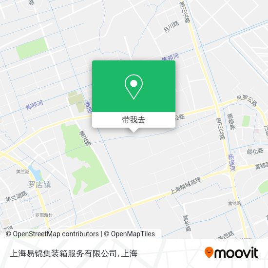 上海易锦集装箱服务有限公司地图