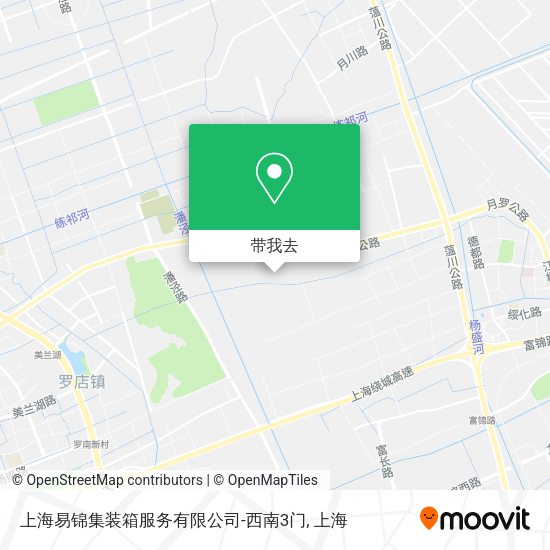 上海易锦集装箱服务有限公司-西南3门地图