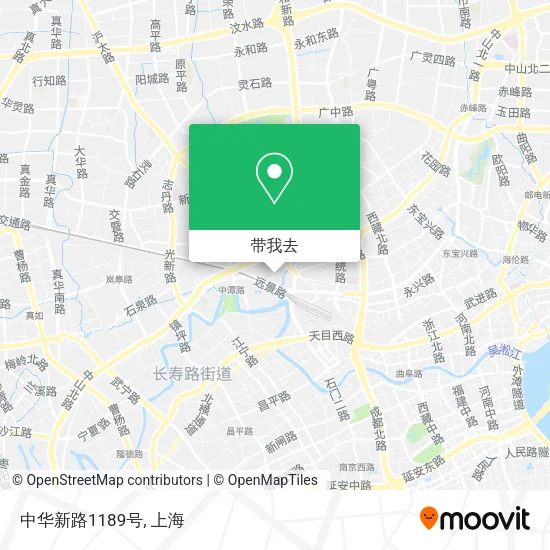 中华新路1189号地图