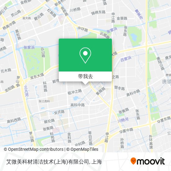 艾微美科材清洁技术(上海)有限公司地图