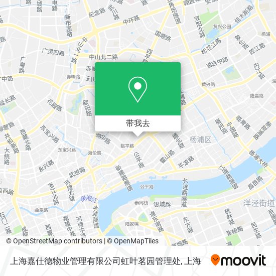 上海嘉仕德物业管理有限公司虹叶茗园管理处地图